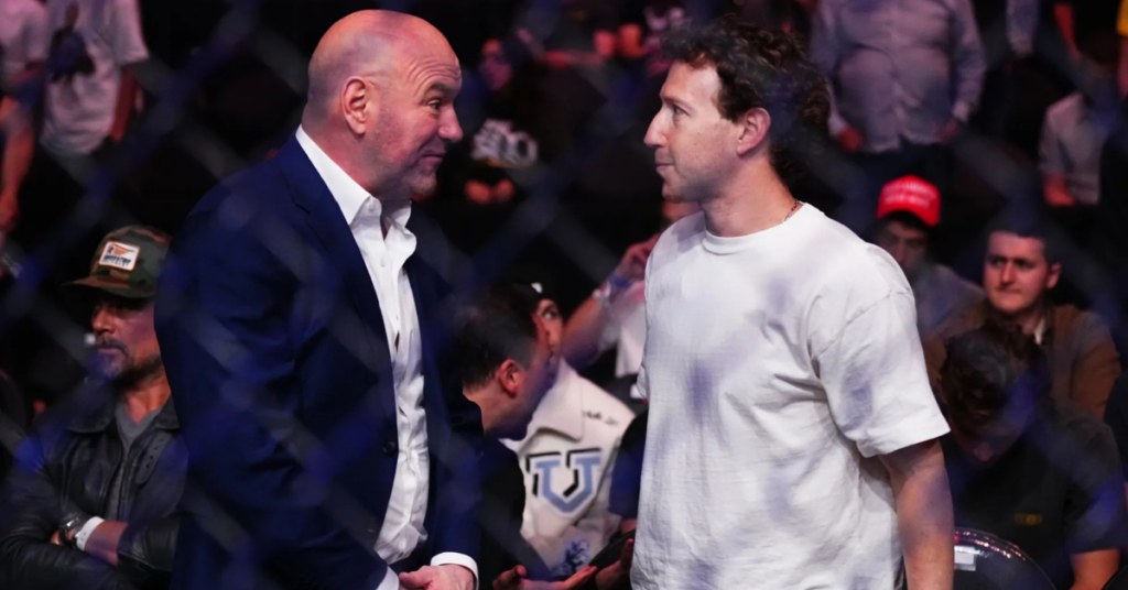 Mark Zuckerberg and Dana White